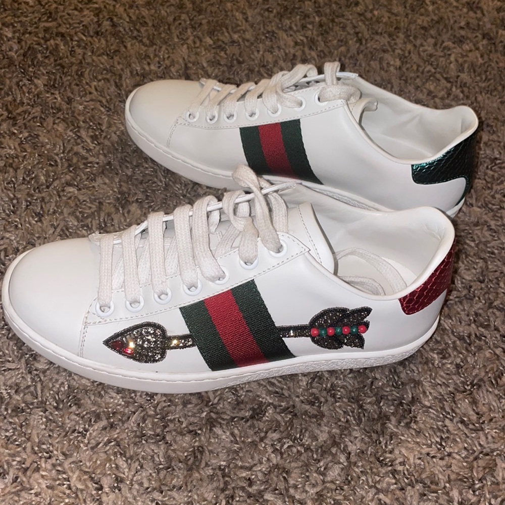 Gucci Tennis Shoes with Sparkles
